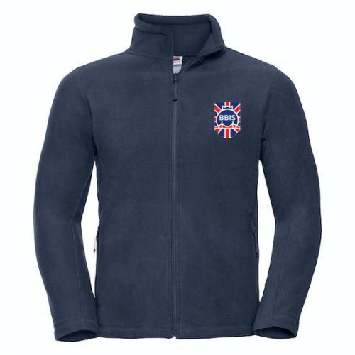 Polar fleece embroidered with school logo optional