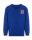 Blue V-Neck Jumper with school logo EYFS