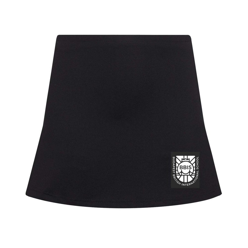 Girl PE Skort embroidered with school logo - bbisuniform.hu